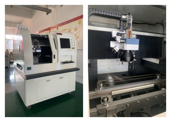330*320mm دو منطقه کار لیزر Depaneling ماشین 2500mm/s سرعت بالا برش عالی پایان